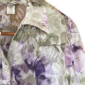 Dress Barn semisheer blouse